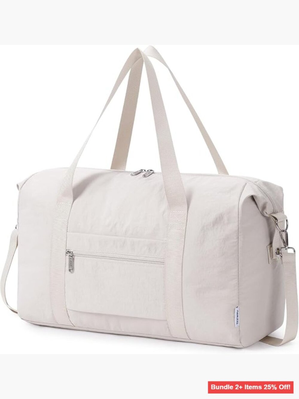 Lightweight Foldable Travel Duffel Bag 25L Weekender Gym Tote Carry-On